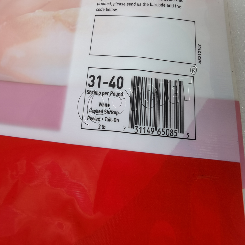 Как напечатать логотип и штрих-код на упаковке для пищевых продуктов с помощью струйного принтера высокого разрешения CYCJET ALT500UV