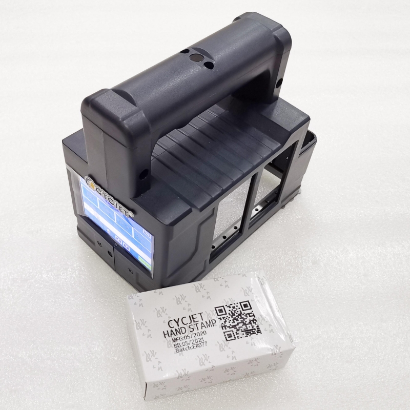 CYCJET Умный маленький ручной струйный принтер для штампов для упаковочной коробки, печать QR-кода, замена Reiner 970 1025