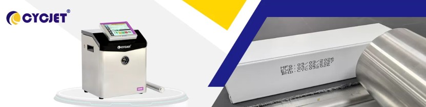 Каплеструйный принтер B900 для нанесения даты изготовления (MFG) и срока годности (EXP) на картонные коробки